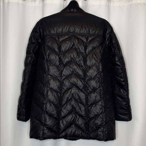 Lands End | Goose Down Puffer Jacket in Black Size 10 12 M Medium - Picture 5 of 14